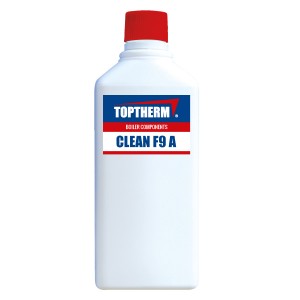 CLEAN F9 A (10 szt.) - płyn do czyszczenia komory spalania wymiennika aluminiowego kotła + 2 spryskiwacze GRATIS!