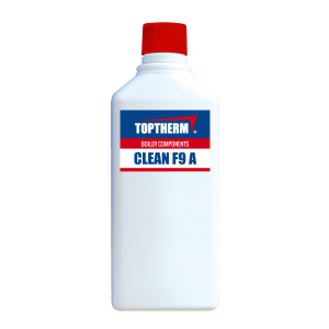 CLEAN F9 A (1 szt.) - płyn do czyszczenia komory spalania wymiennika aluminiowego kotła + spryskiwacz GRATIS!